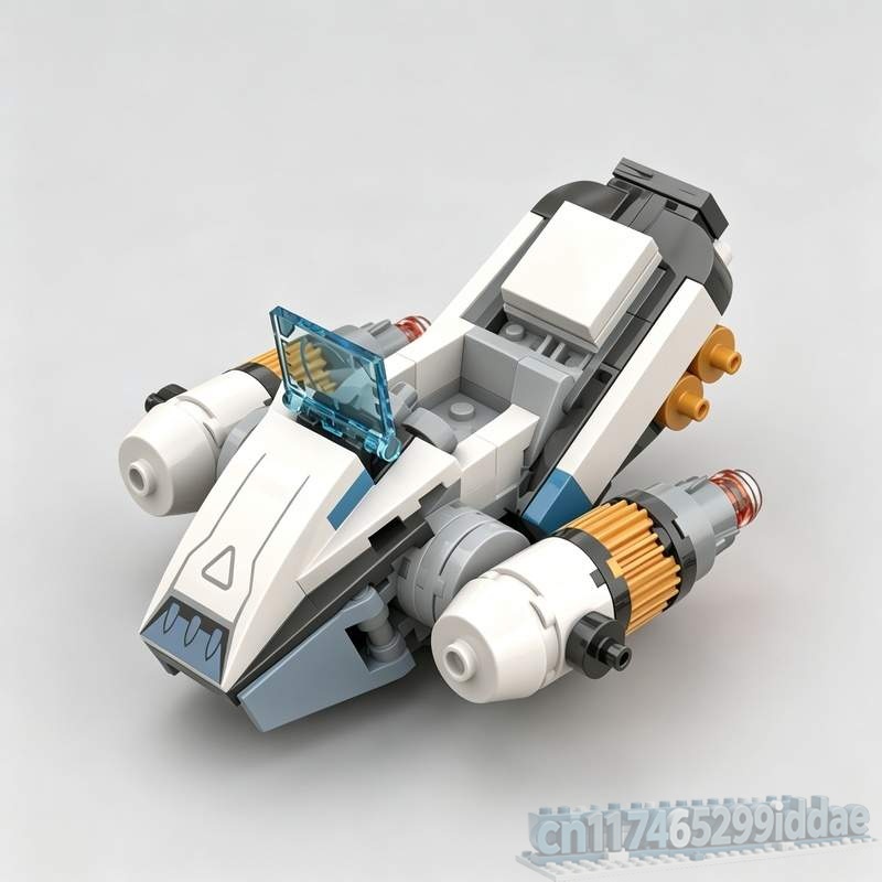 Science Diy Model - 103PCS Space Patrolcraft MOC Creative Building