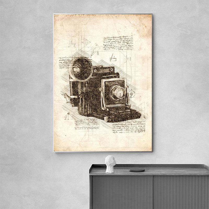 Vintage Abstract Da Vinci Insp - Star Map Poster 评论和价格