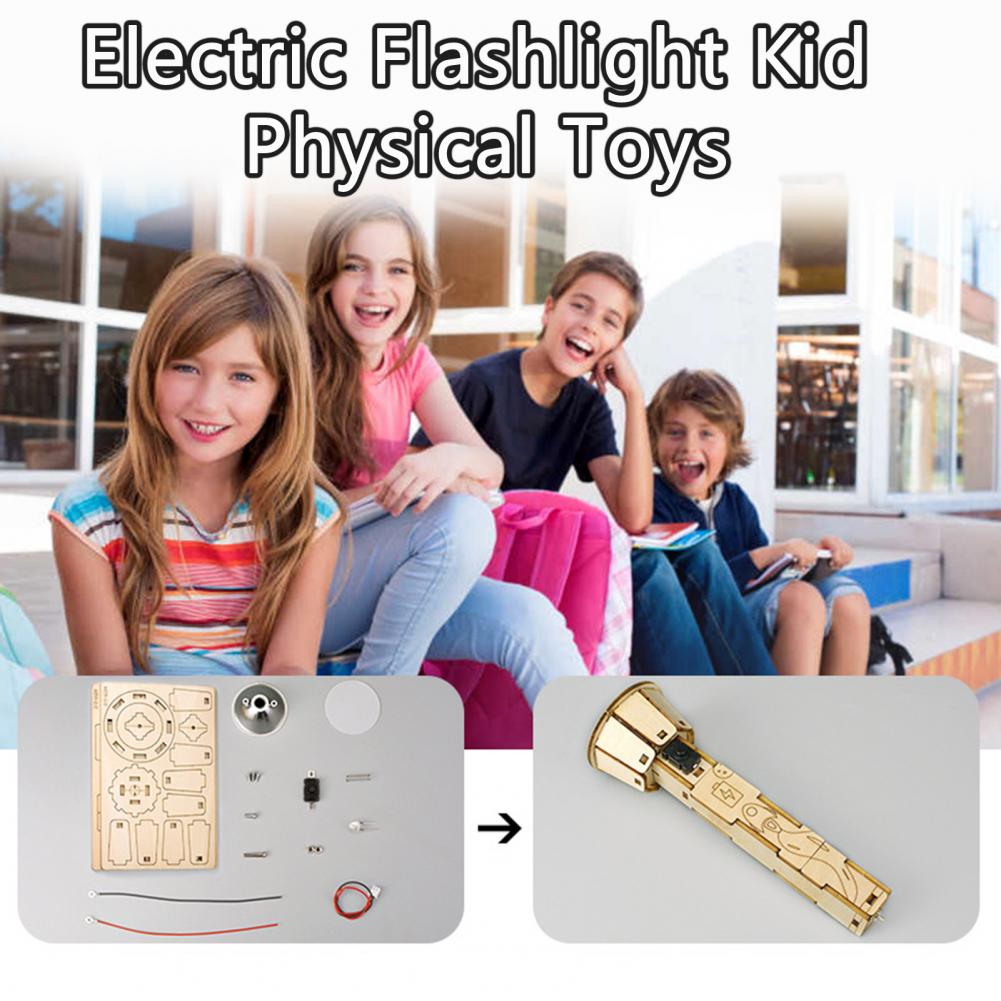 Wooden DIY Flashlight Puzzle K - Science Project 评论和价格