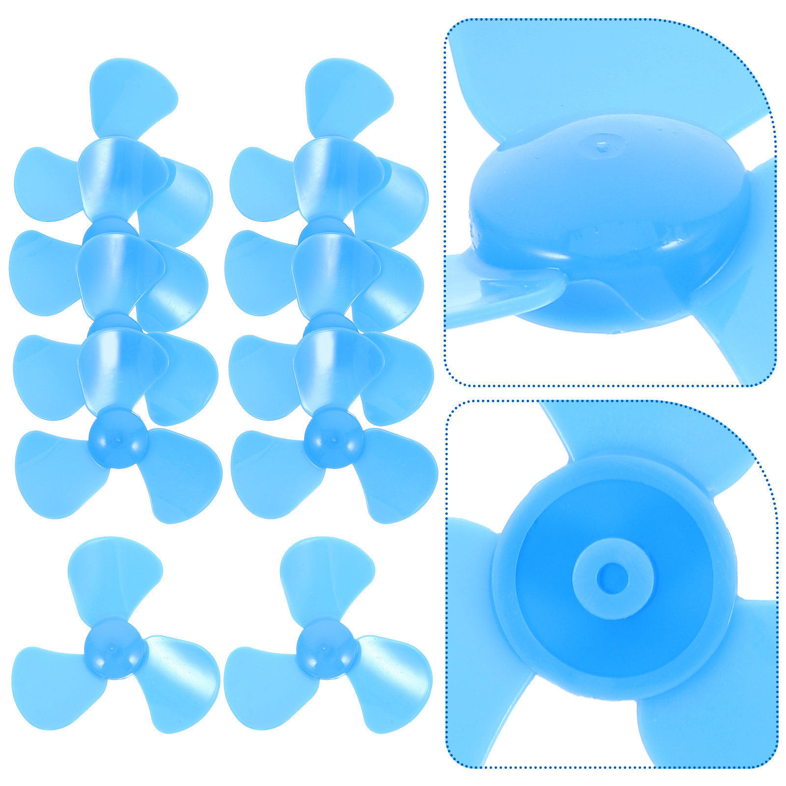 10Pcs Plastic Mini Fan Blades  - Science Project 评论和价格