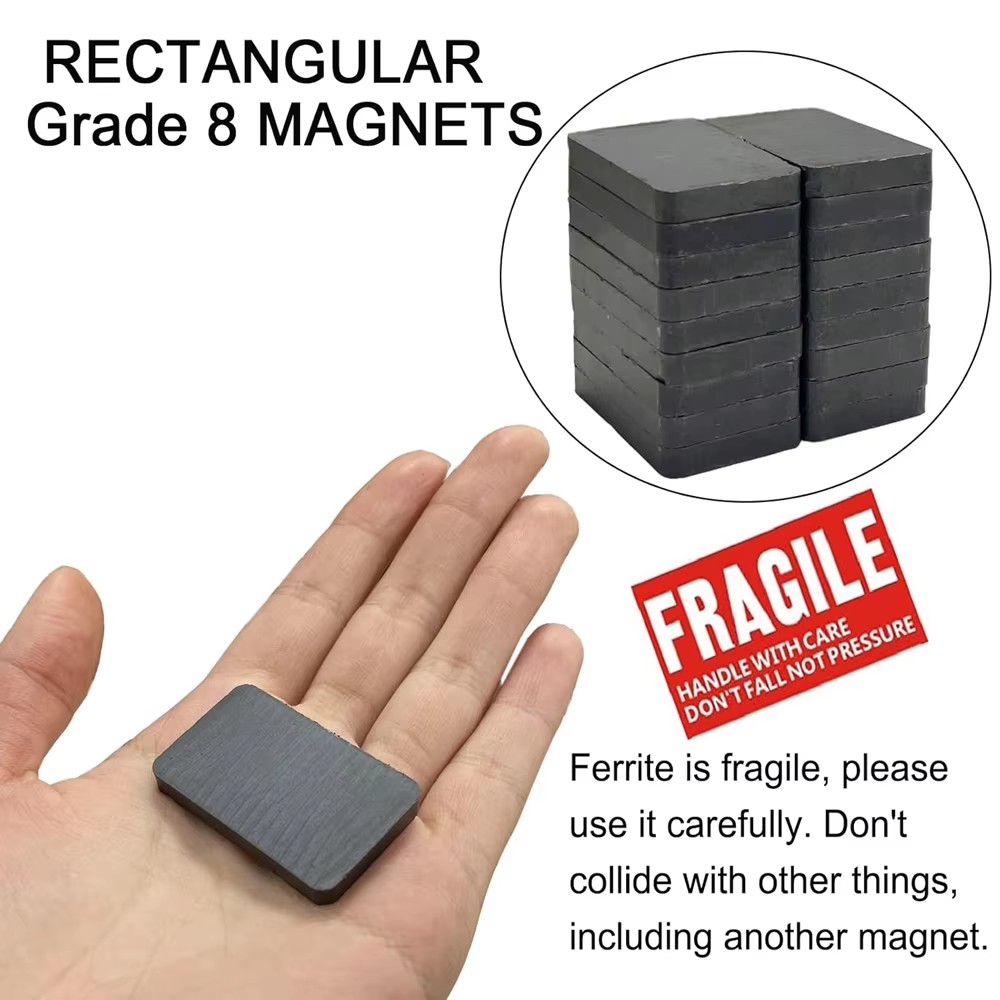8/12pcs Ferrite Ceramic Blocks - Hobby Is Science 评论和价格