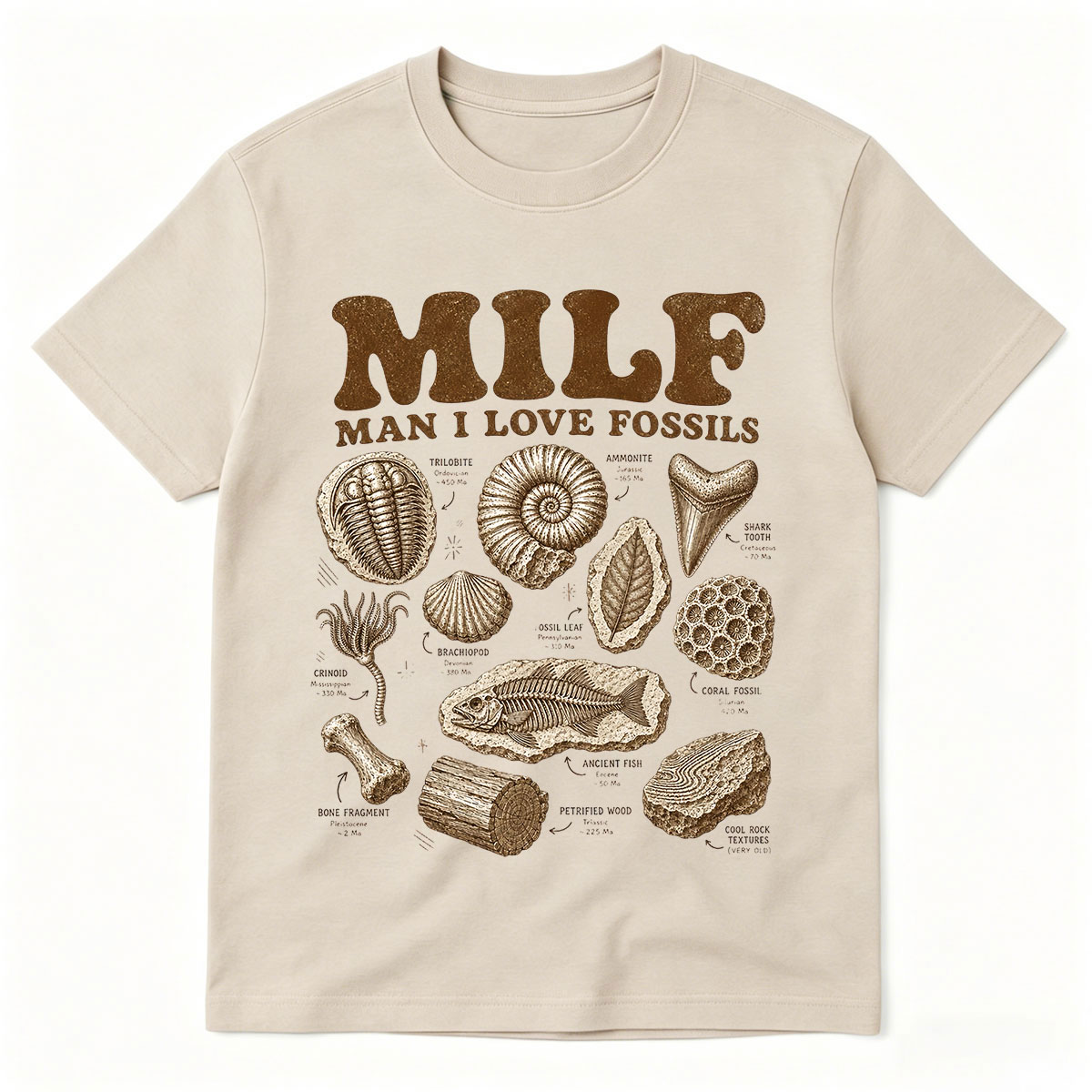 Milf Man I Love Fossils T-shir - Science Hunter 评论和价格