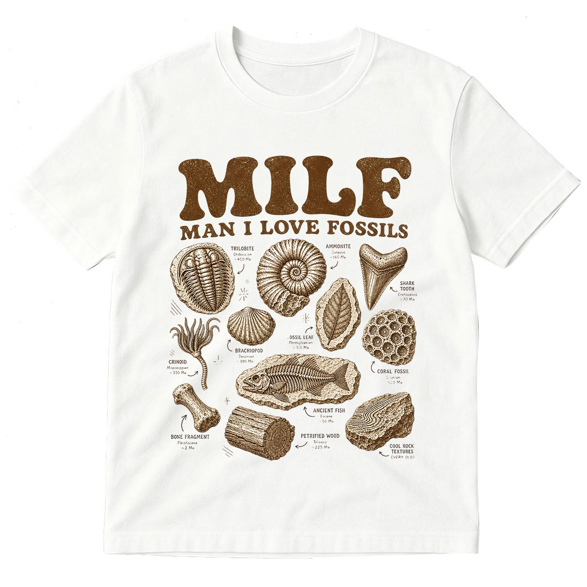 Milf Man I Love Fossils T-shir - Science Hunter 评论和价格