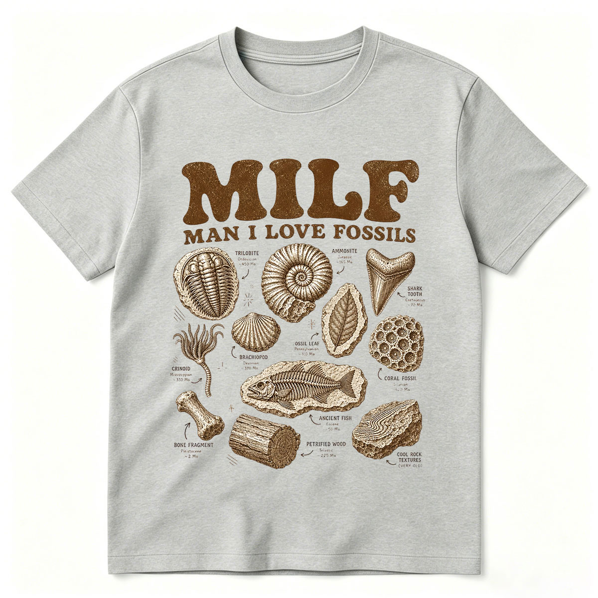 Milf Man I Love Fossils T-shir - Science Hunter 评论和价格