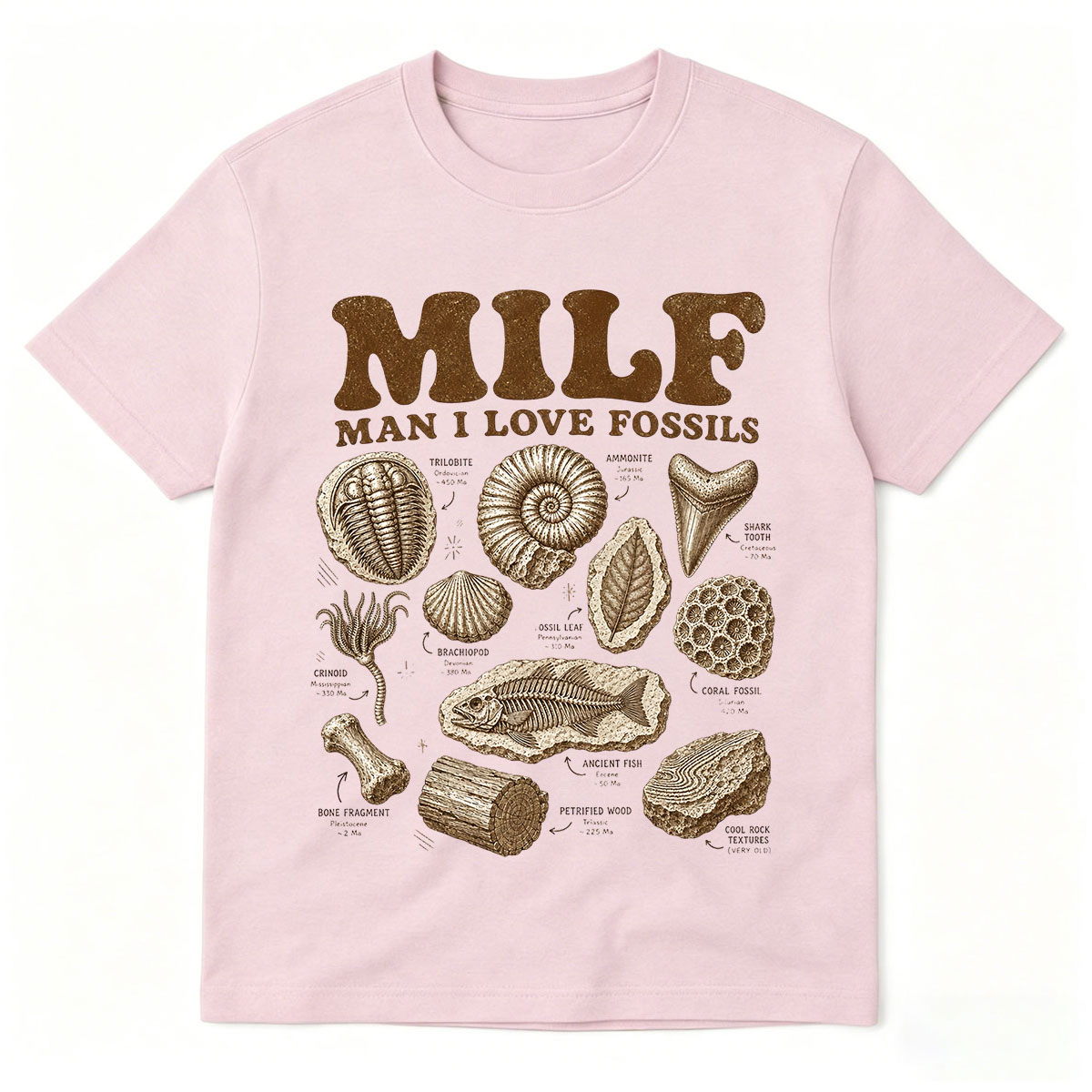 Milf Man I Love Fossils T-shir - Science Hunter 评论和价格