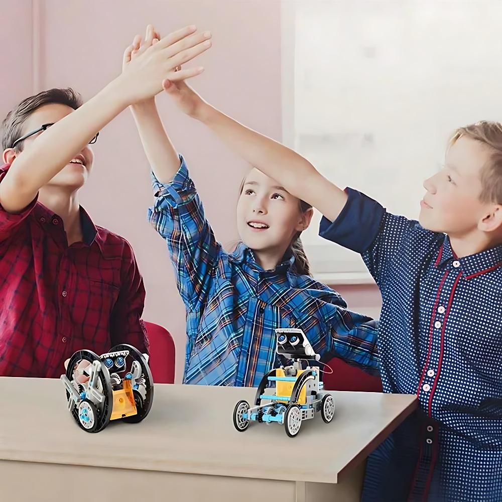 Solar Robot Building Blocks 12 - Science Project Robot 评论和价格