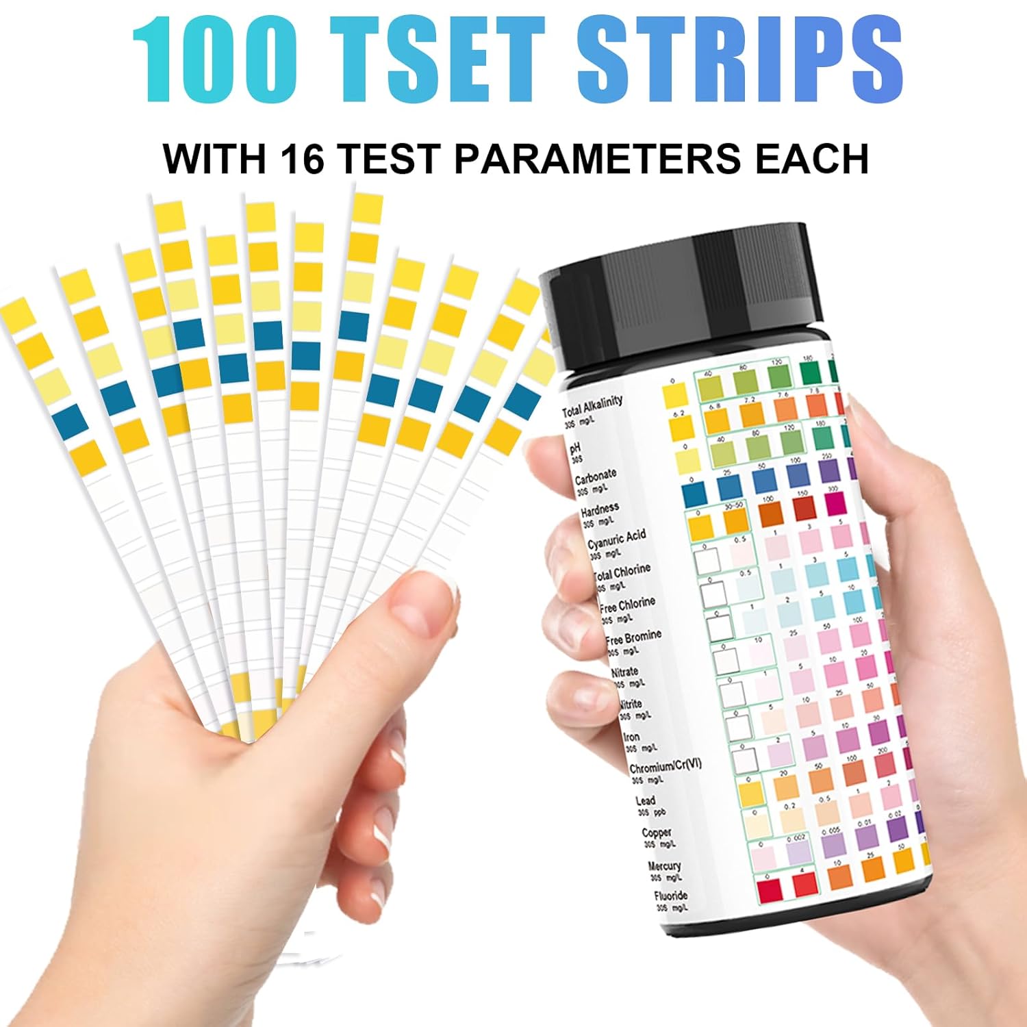 16-in-1 Water Test Kit Strips, - Ph Strip Test 评论和价格