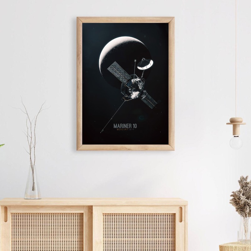 Solar System Exploration Canva - Star Map Poster 评论和价格