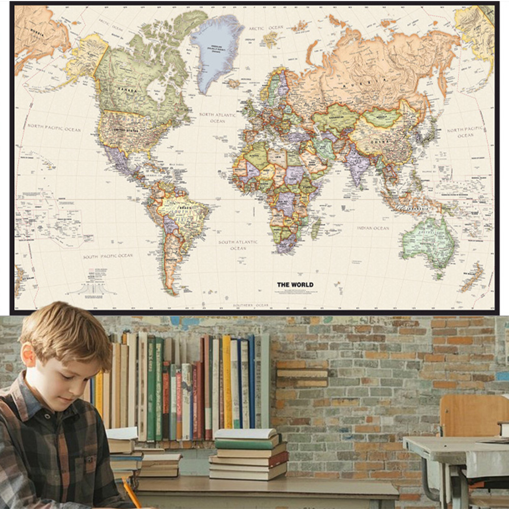 127x81cm/50x32inch Vintage Wor - Star Map Poster 评论和价格