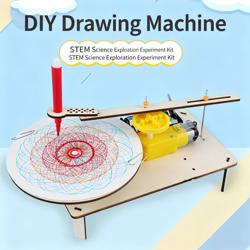 1-3Pcs DIY Wooden Electric Plo - Science Project Robot 评论和价格