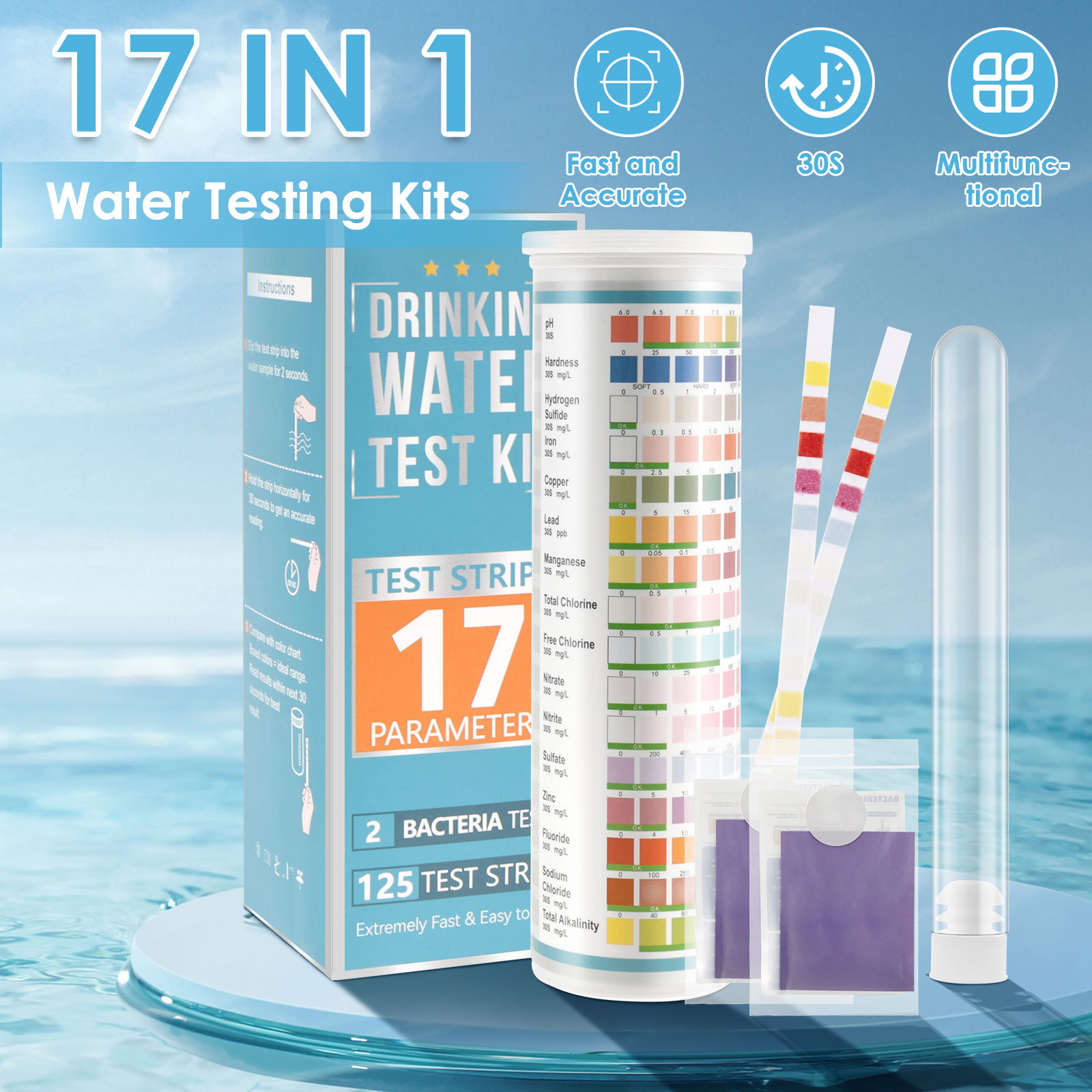 5-17 in 1 Aquarium Test Strips - Ph Strip Test 评论和价格