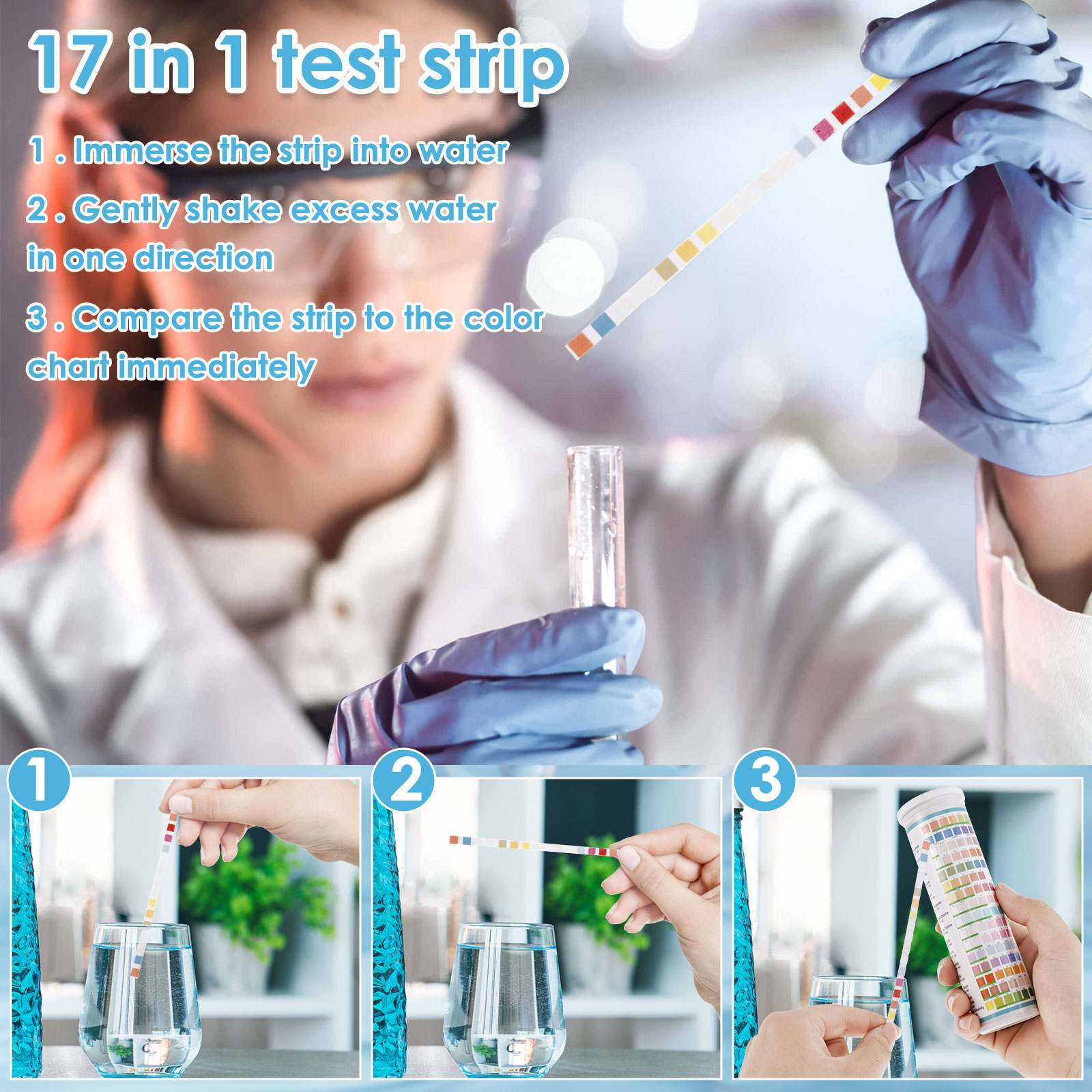 5-17 in 1 Aquarium Test Strips - Ph Strip Test 评论和价格