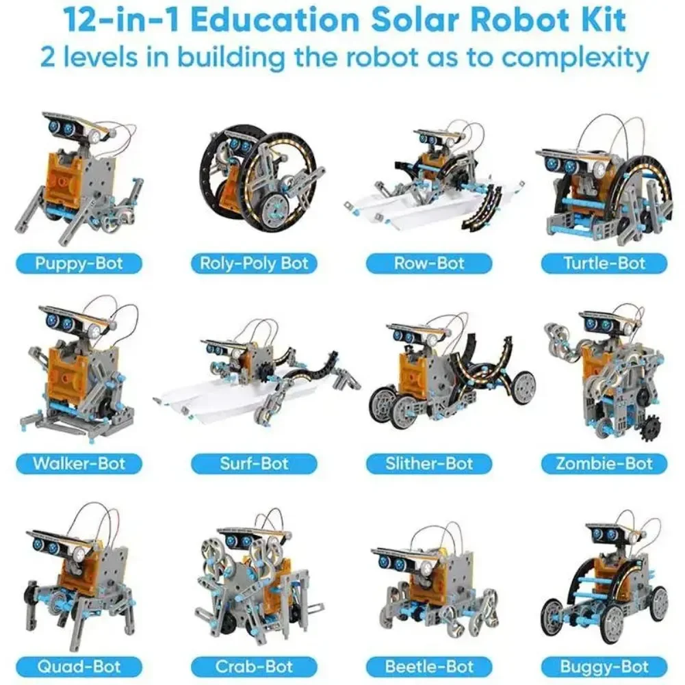 13 in 1 Solar Powered Robot Sc - Science Project Robot 评论和价格